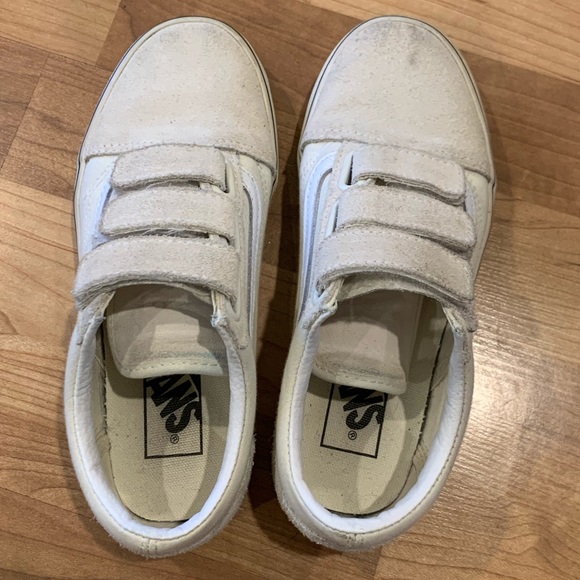 off white velcro vans